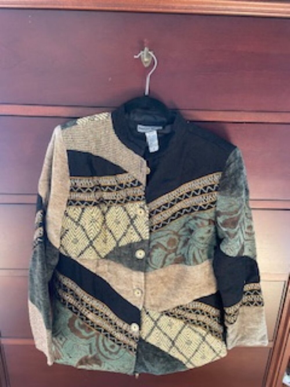 Indigo Moon Tapestry Velvet Jacket